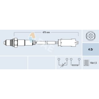 Lambda jutiklis FAE 77326