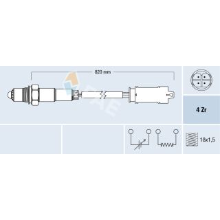 Lambda jutiklis FAE 77327