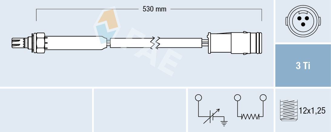Lambda jutiklis FAE 77358