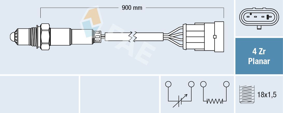 Lambda jutiklis FAE 77362