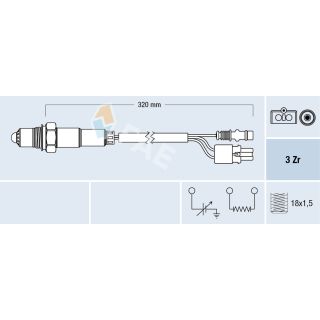 Lambda jutiklis FAE 77378
