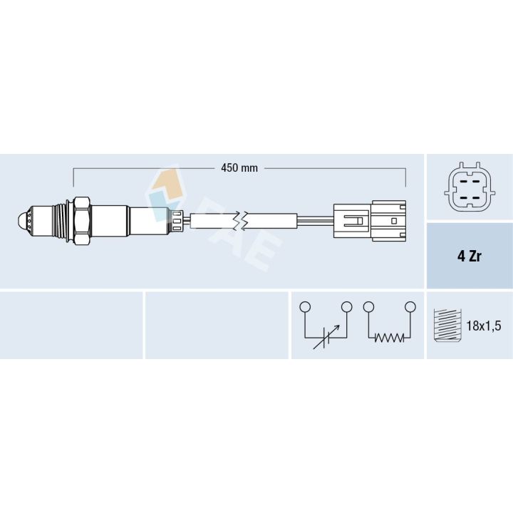 Lambda jutiklis FAE 77393