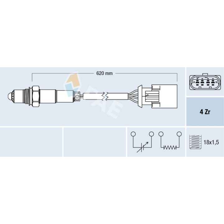 Lambda jutiklis FAE 77396
