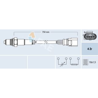 Lambda jutiklis FAE 77399