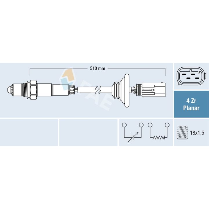 Lambda jutiklis FAE 77428