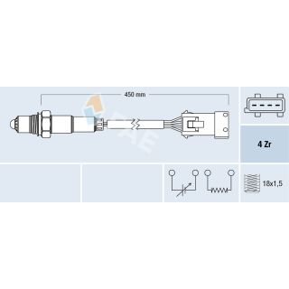 Lambda jutiklis FAE 77433