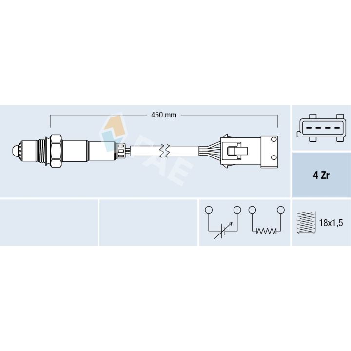 Lambda jutiklis FAE 77433