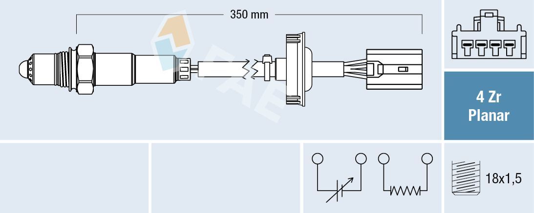 Lambda jutiklis FAE 77451
