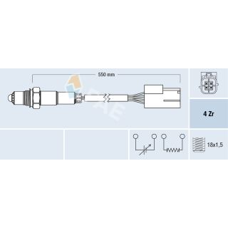 Lambda jutiklis FAE 77468