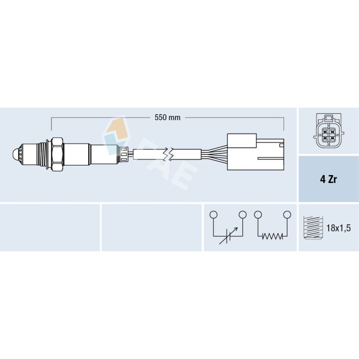 Lambda jutiklis FAE 77468