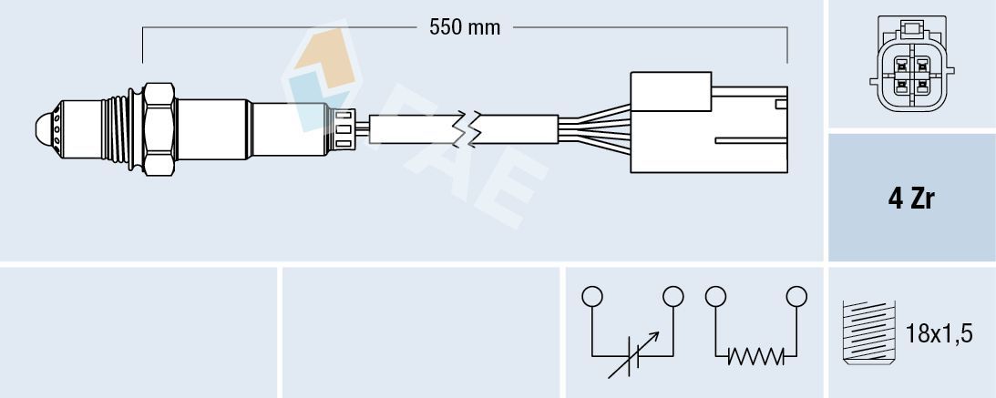 Lambda jutiklis FAE 77468