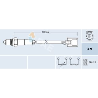 Lambda jutiklis FAE 77503