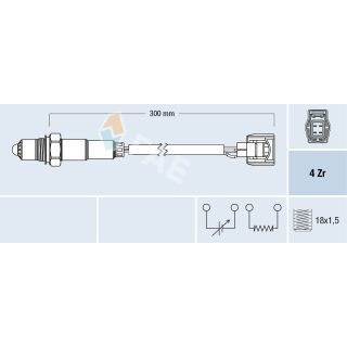 Lambda jutiklis FAE 77585
