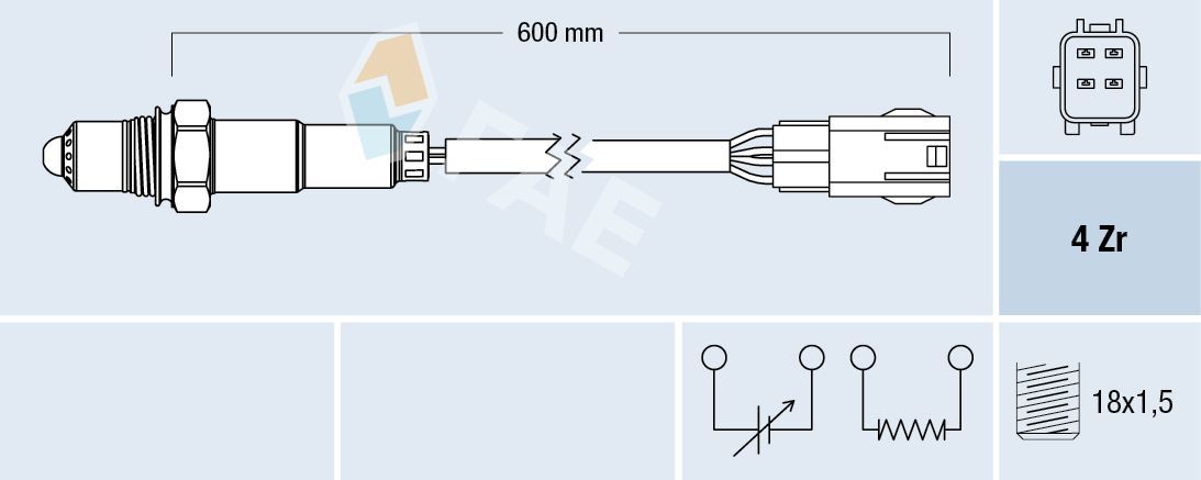 Lambda jutiklis FAE 77588
