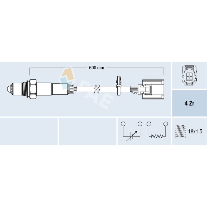 Lambda jutiklis FAE 77593