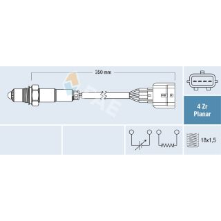Lambda jutiklis FAE 77625