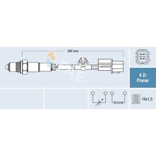 Lambda jutiklis FAE 77653