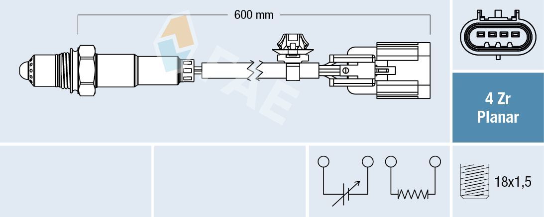 Lambda jutiklis FAE 77656
