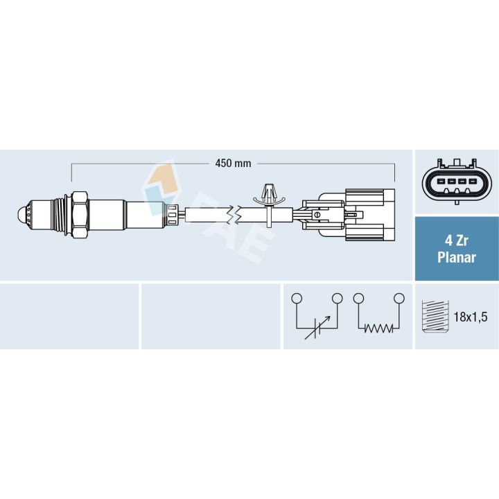 Lambda jutiklis FAE 77662
