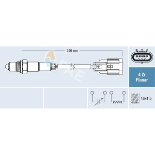 Lambda jutiklis FAE 77667