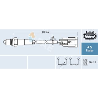 Lambda jutiklis FAE 77668