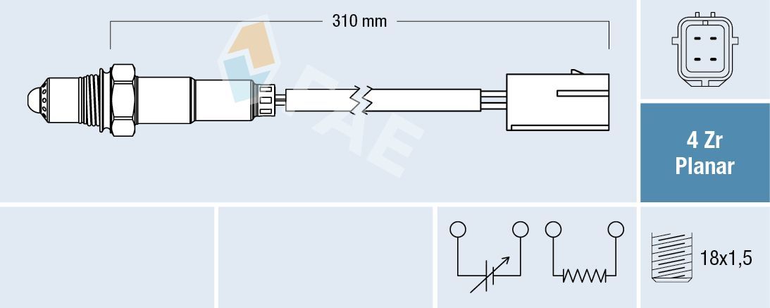 Lambda jutiklis FAE 77677