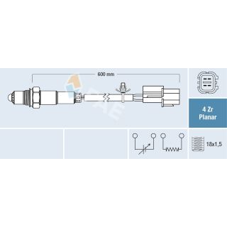 Lambda jutiklis FAE 77679