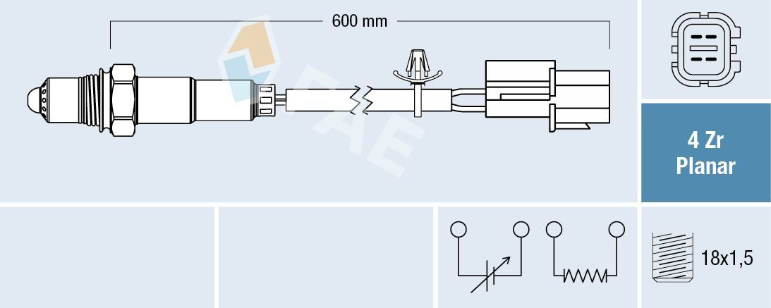 Lambda jutiklis FAE 77679