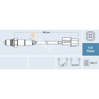 Lambda jutiklis FAE 77687