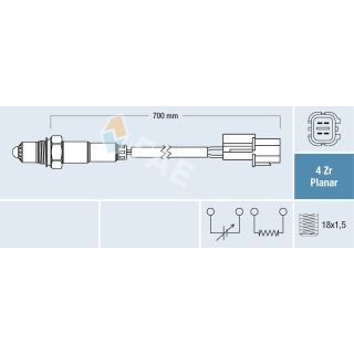 Lambda jutiklis FAE 77689