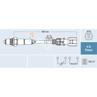 Lambda jutiklis FAE 77694