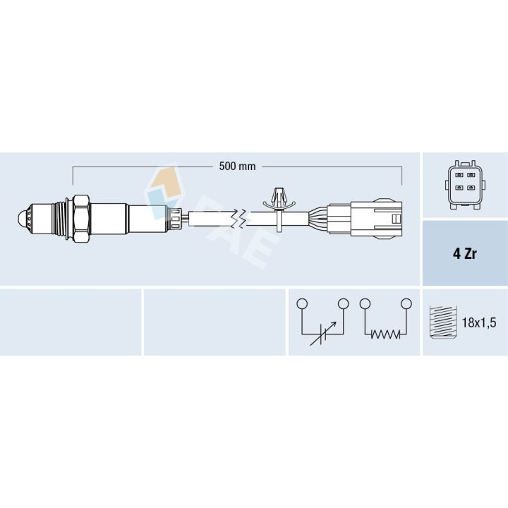 Lambda jutiklis FAE 77699
