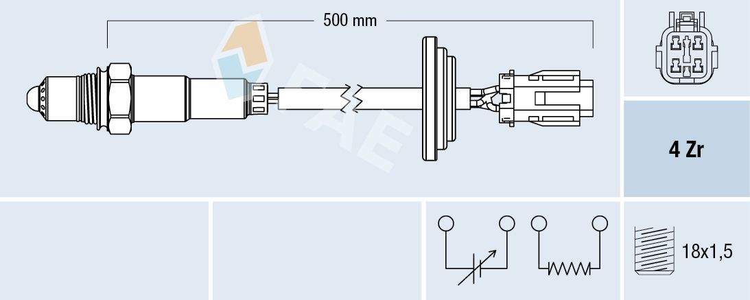 Lambda jutiklis FAE 77707