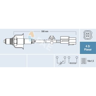 Lambda jutiklis FAE 77712
