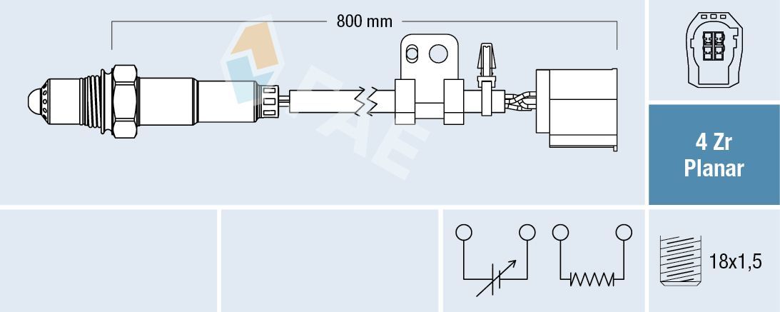 Lambda jutiklis FAE 77758