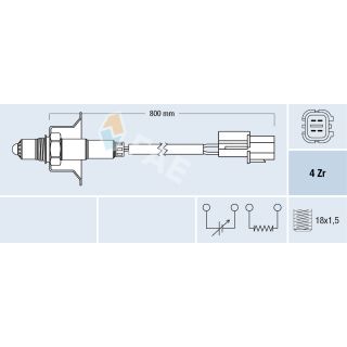 Lambda jutiklis FAE 77765