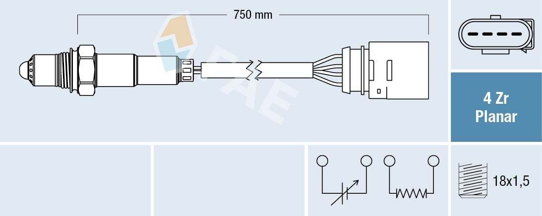 Lambda jutiklis FAE 77906