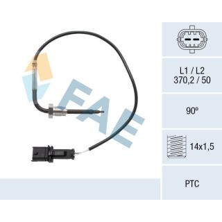 Jutiklis, išmetamųjų dujų temperatūra FAE 68073
