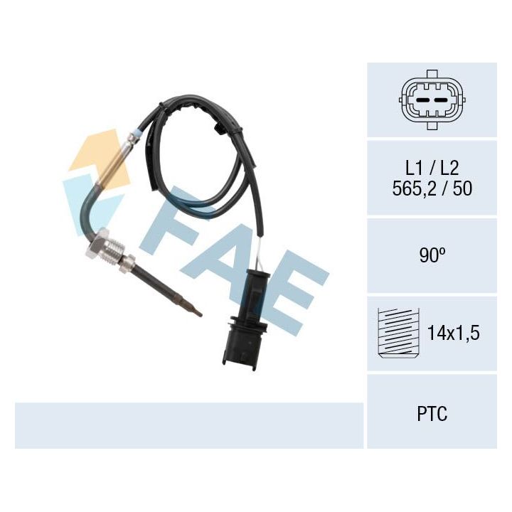 Jutiklis, išmetamųjų dujų temperatūra FAE 68074