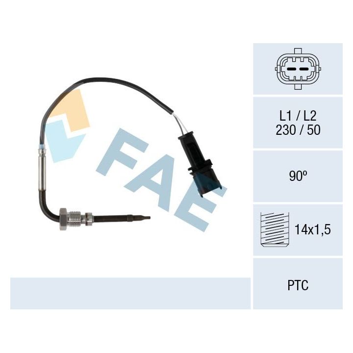 Jutiklis, išmetamųjų dujų temperatūra FAE 68075