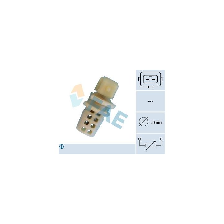 Siuntimo blokas, įsiurbiamo oro temperatūra FAE 33520