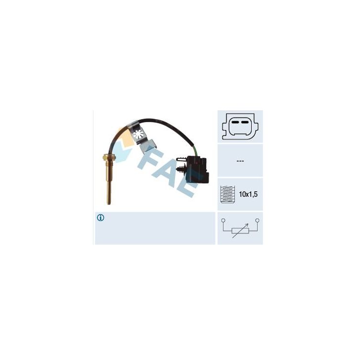 Siuntimo blokas, aušinimo skysčio temperatūra FAE 32427