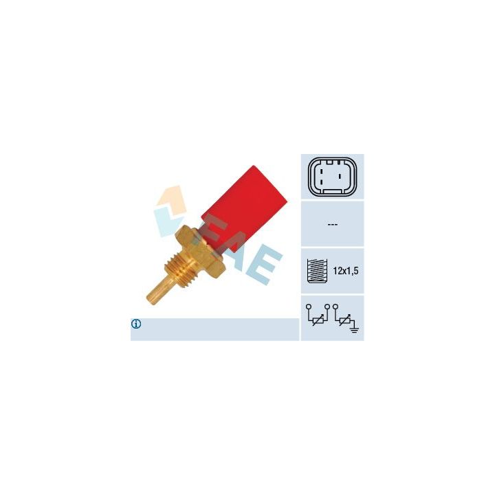 Siuntimo blokas, aušinimo skysčio temperatūra FAE 33725