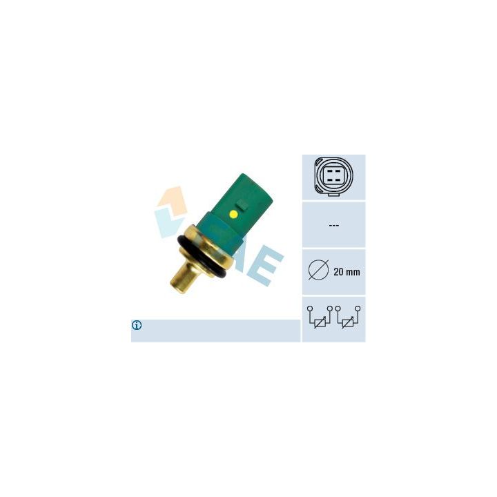 Siuntimo blokas, aušinimo skysčio temperatūra FAE 33783