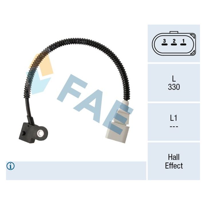 Jutiklis, skirstomojo veleno padėtis FAE 79331