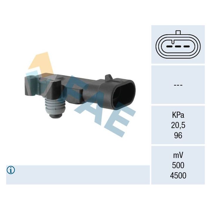 Jutiklis, įsiurbimo kolektoriaus slėgis FAE 15013