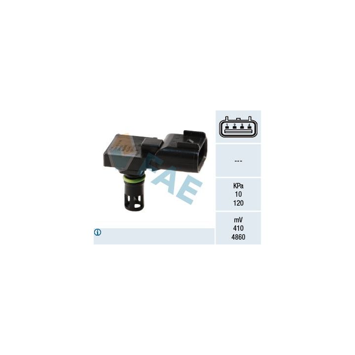 Jutiklis, įsiurbimo kolektoriaus slėgis FAE 15039