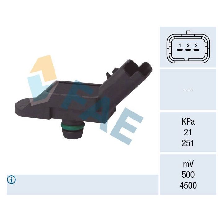 Jutiklis, įsiurbimo kolektoriaus slėgis FAE 15091