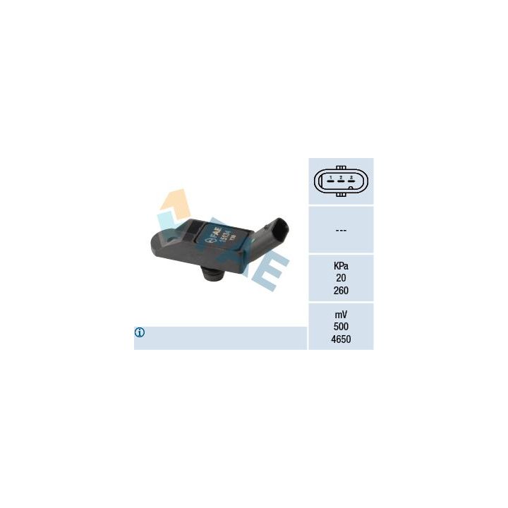 Jutiklis, įsiurbimo kolektoriaus slėgis FAE 15134