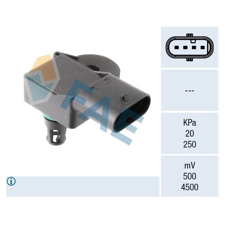 Jutiklis, įsiurbimo kolektoriaus slėgis FAE 15179